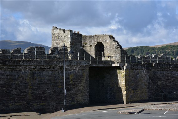 Conwy town wall