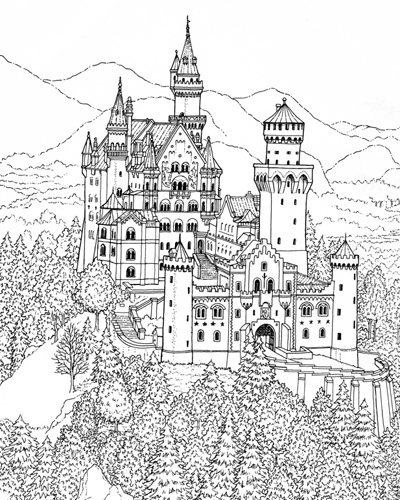 Great Castles - Coloring Book