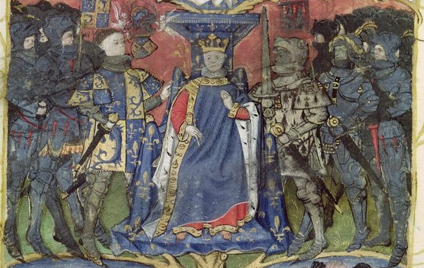 Charles VII with the Dauphin Louis and Arthur de Richemont