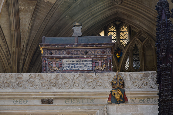 William Rufus remains at Winchester Cathedral